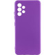 Чохол Silicone Cover Lakshmi Full Camera (A) для Samsung Galaxy A32 4G Фіолетовий / Purple - фото