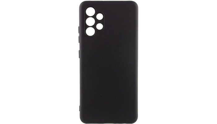 Чохол Silicone Cover Lakshmi Full Camera (A) для Samsung Galaxy A32 4G Чорний / Black - фото