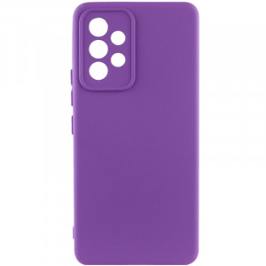 Чехол Silicone Cover Lakshmi Full Camera (A) для Samsung Galaxy A52 4G / A52 5G / A52s Фиолетовый / Purple