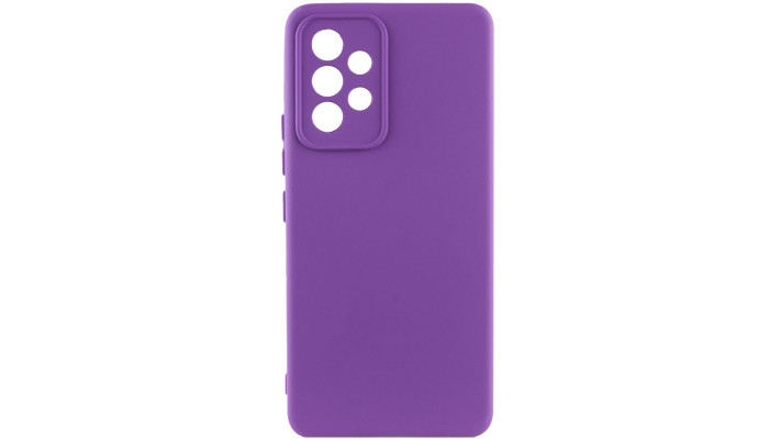 Чохол Silicone Cover Lakshmi Full Camera (A) для Samsung Galaxy A52 4G / A52 5G / A52s Фіолетовий / Purple - фото