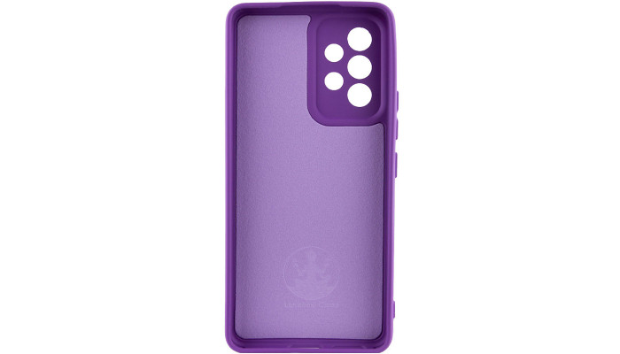 Чохол Silicone Cover Lakshmi Full Camera (A) для Samsung Galaxy A52 4G / A52 5G / A52s Фіолетовий / Purple - фото