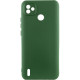 Чехол Silicone Cover Lakshmi Full Camera (A) для TECNO POP 5 Зеленый / Dark green - фото
