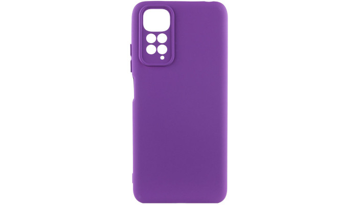 Чехол Silicone Cover Lakshmi Full Camera (A) для Xiaomi Redmi 10 Фиолетовый / Purple - фото