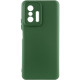 Чехол Silicone Cover Lakshmi Full Camera (A) для Xiaomi 11T / 11T Pro Зеленый / Dark green - фото
