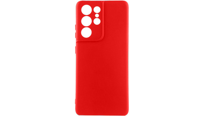 Чехол Silicone Cover Lakshmi Full Camera (A) для Samsung Galaxy S22 Ultra Красный / Red - фото