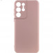 Чохол Silicone Cover Lakshmi Full Camera (A) для Samsung Galaxy S22 Ultra Рожевий / Pink Sand