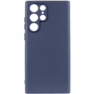 Чохол Silicone Cover Lakshmi Full Camera (A) для Samsung Galaxy S22 Ultra Синій / Midnight Blue