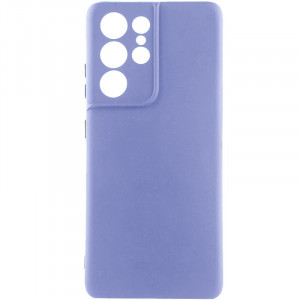 Чехол Silicone Cover Lakshmi Full Camera (A) для Samsung Galaxy S22 Ultra Сиреневый / Dasheen