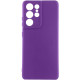 Чехол Silicone Cover Lakshmi Full Camera (A) для Samsung Galaxy S22 Ultra Фиолетовый / Purple - фото