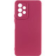 Чехол Silicone Cover Lakshmi Full Camera (A) для Samsung Galaxy A13 4G Бордовый / Marsala - фото