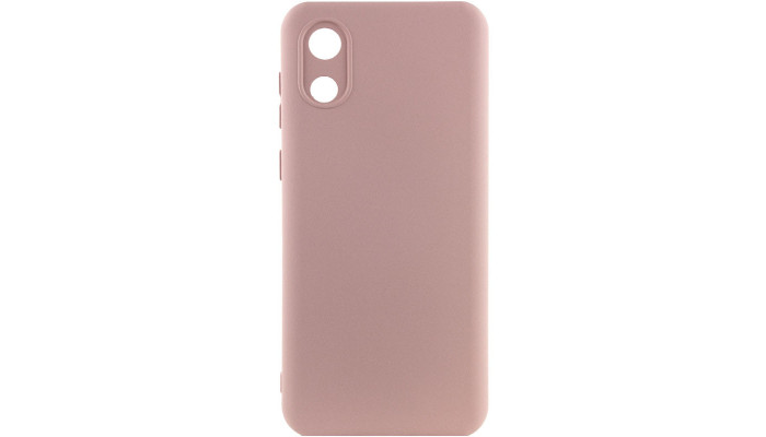 Чохол Silicone Cover Lakshmi Full Camera (A) для Samsung Galaxy A03 Core Рожевий / Pink Sand - фото