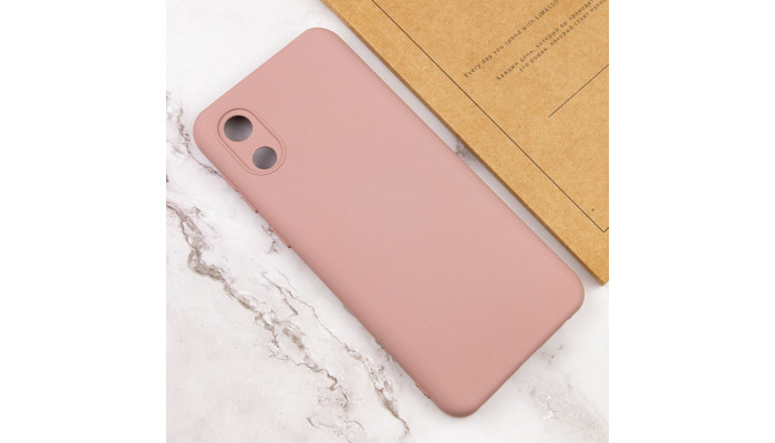 Чохол Silicone Cover Lakshmi Full Camera (A) для Samsung Galaxy A03 Core Рожевий / Pink Sand - фото