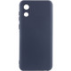 Чехол Silicone Cover Lakshmi Full Camera (A) для Samsung Galaxy A03 Core Синий / Midnight Blue - фото