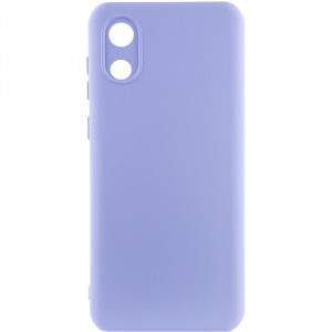 Чехол Silicone Cover Lakshmi Full Camera (A) для Samsung Galaxy A03 Core Сиреневый / Dasheen