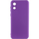 Чохол Silicone Cover Lakshmi Full Camera (A) для Samsung Galaxy A03 Core Фіолетовий / Purple - фото