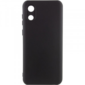 Чехол Silicone Cover Lakshmi Full Camera (A) для Samsung Galaxy A03 Core Черный / Black