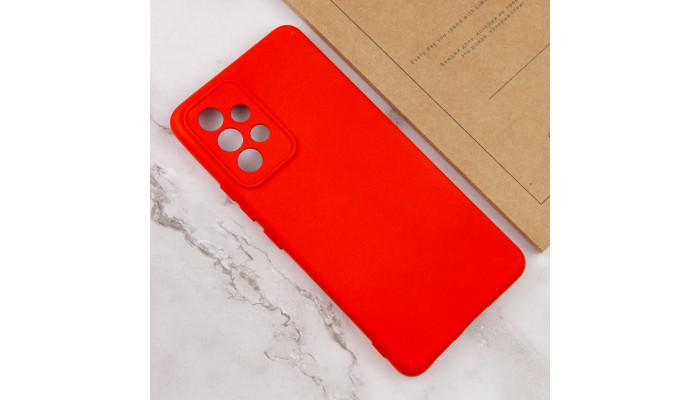 Чехол Silicone Cover Lakshmi Full Camera (A) для Samsung Galaxy A73 5G Красный / Red - фото