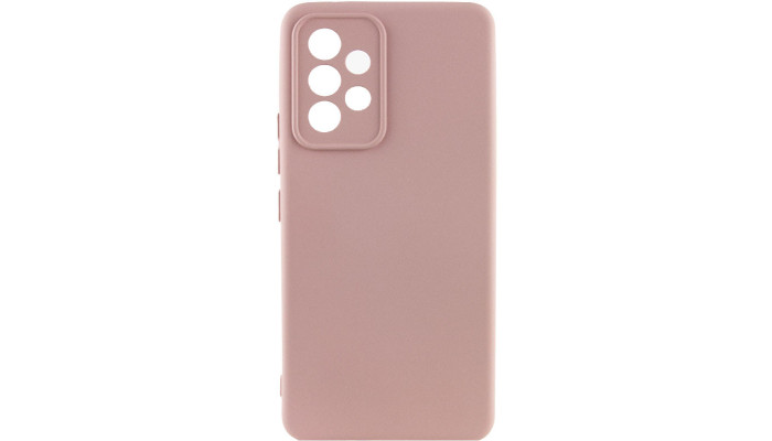 Чехол Silicone Cover Lakshmi Full Camera (A) для Samsung Galaxy A73 5G Розовый / Pink Sand - фото