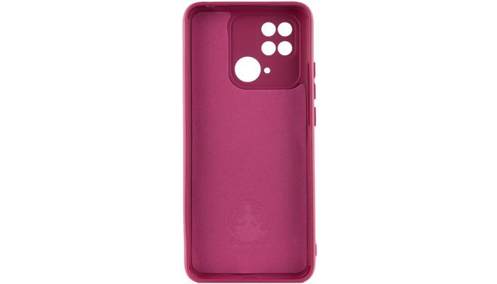 Чехол Silicone Cover Lakshmi Full Camera (A) для Xiaomi Redmi 10C Бордовый / Marsala - фото