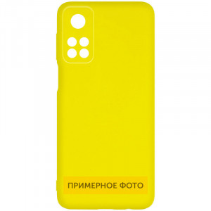 Чехол Silicone Cover Lakshmi Full Camera (A) для Xiaomi Redmi 10C Желтый / Flash