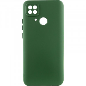 Чохол Silicone Cover Lakshmi Full Camera (A) для Xiaomi Redmi 10C Зелений / Dark green