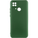 Чохол Silicone Cover Lakshmi Full Camera (A) для Xiaomi Redmi 10C Зелений / Dark green - фото