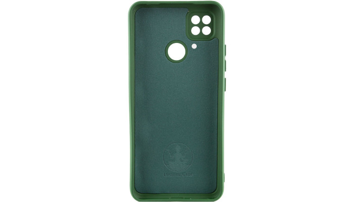 Чохол Silicone Cover Lakshmi Full Camera (A) для Xiaomi Redmi 10C Зелений / Dark green - фото