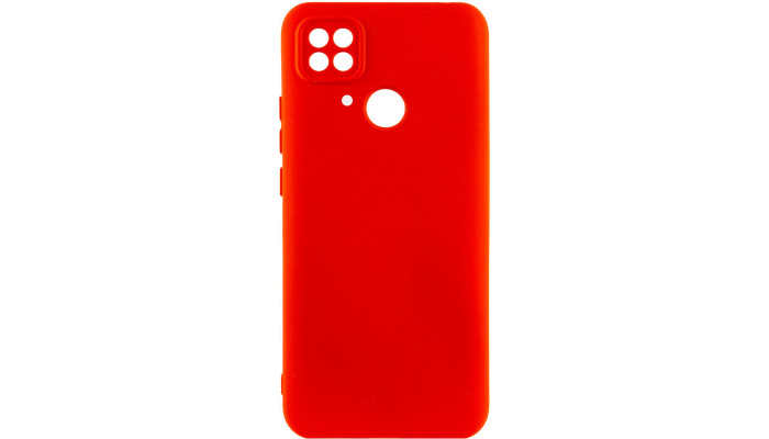 Чехол Silicone Cover Lakshmi Full Camera (A) для Xiaomi Redmi 10C Красный / Red - фото