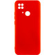 Чехол Silicone Cover Lakshmi Full Camera (A) для Xiaomi Redmi 10C Красный / Red - фото