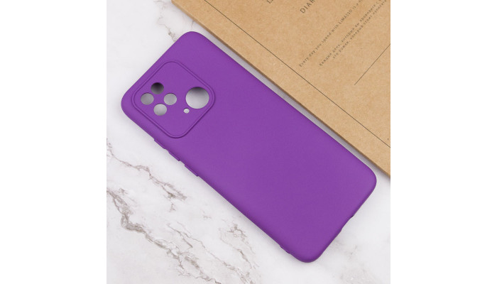 Чехол Silicone Cover Lakshmi Full Camera (A) для Xiaomi Redmi 10C Фиолетовый / Purple - фото