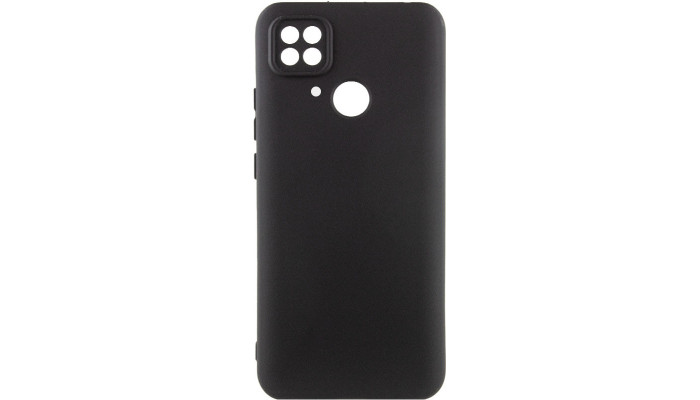 Чохол Silicone Cover Lakshmi Full Camera (A) для Xiaomi Redmi 10C Чорний / Black - фото