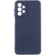 Чохол Silicone Cover Lakshmi Full Camera (A) для Samsung Galaxy A23 4G Синій / Midnight Blue - фото