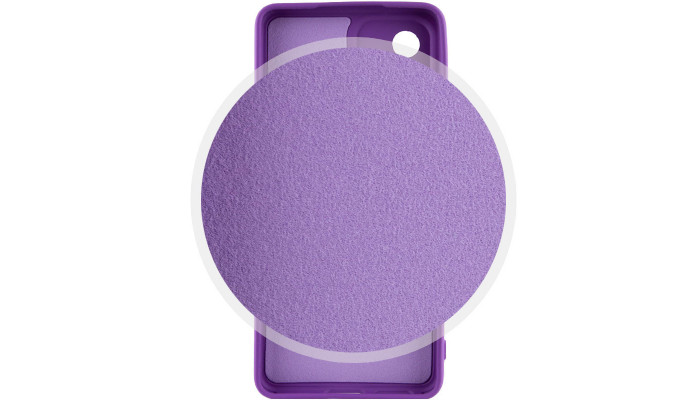 Чехол Silicone Cover Lakshmi Full Camera (A) для Samsung Galaxy A23 4G Фиолетовый / Purple - фото