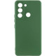 Чохол Silicone Cover Lakshmi Full Camera (A) для TECNO Spark 8C Зелений / Dark green - фото