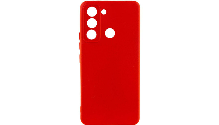 Чехол Silicone Cover Lakshmi Full Camera (A) для TECNO Spark 8C Красный / Red - фото