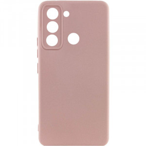 Чохол Silicone Cover Lakshmi Full Camera (A) для TECNO Spark 8C Рожевий / Pink Sand