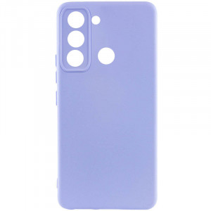 Чохол Silicone Cover Lakshmi Full Camera (A) для TECNO Spark 8C Бузковий / Dasheen