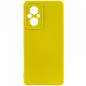 Чехол Silicone Cover Lakshmi Full Camera (A) для Xiaomi Poco M5 Желтый / Flash