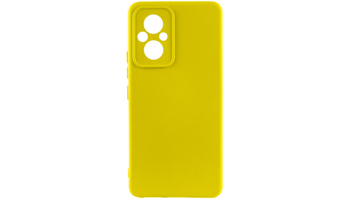 Чохол Silicone Cover Lakshmi Full Camera (A) для Xiaomi Poco M5 Жовтий / Flash - фото