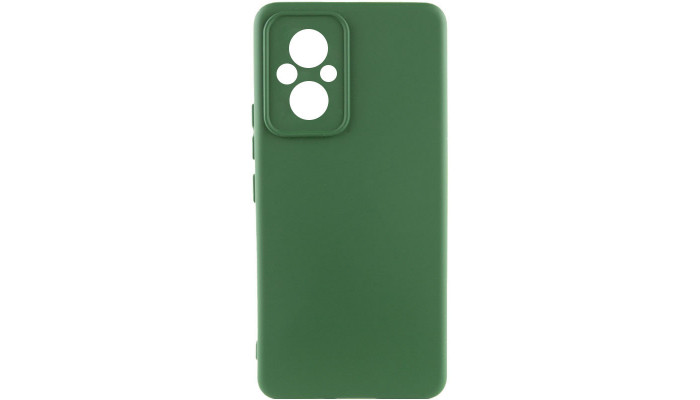 Чохол Silicone Cover Lakshmi Full Camera (A) для Xiaomi Poco M5 Зелений / Dark green - фото