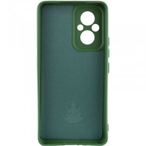 Чехол Silicone Cover Lakshmi Full Camera (A) для Xiaomi Poco M5 Зеленый / Dark green