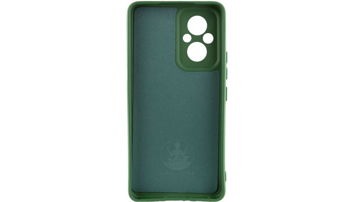 Чехол Silicone Cover Lakshmi Full Camera (A) для Xiaomi Poco M5 Зеленый / Dark green - фото