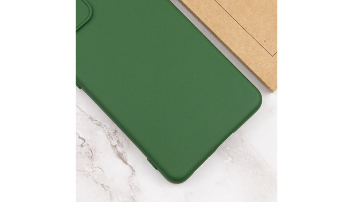 Чехол Silicone Cover Lakshmi Full Camera (A) для Xiaomi Poco M5 Зеленый / Dark green - фото