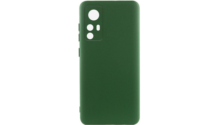 Чехол Silicone Cover Lakshmi Full Camera (A) для Xiaomi 12T / 12T Pro Зеленый / Dark green - фото