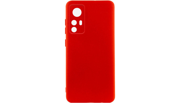 Чохол Silicone Cover Lakshmi Full Camera (A) для Xiaomi 12T / 12T Pro Червоний / Red - фото