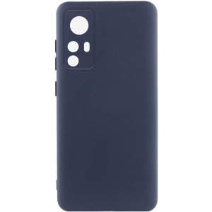 Чохол Silicone Cover Lakshmi Full Camera (A) для Xiaomi 12T / 12T Pro Синій / Midnight Blue