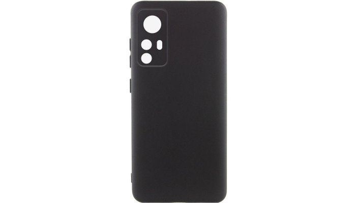 Чохол Silicone Cover Lakshmi Full Camera (A) для Xiaomi 12T / 12T Pro Чорний / Black - фото
