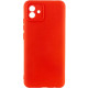 Чехол Silicone Cover Lakshmi Full Camera (A) для Samsung Galaxy A04 Красный / Red - фото