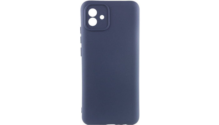 Чохол Silicone Cover Lakshmi Full Camera (A) для Samsung Galaxy A04 Синій / Midnight Blue - фото