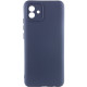 Чехол Silicone Cover Lakshmi Full Camera (A) для Samsung Galaxy A04 Синий / Midnight Blue - фото